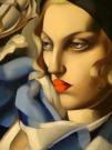Tamara De Lempicka La sciarpa blu 1930